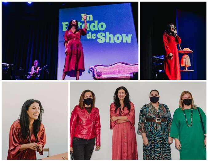 Momentos del espectáculo de Yanely Hernández en Telde/TA.